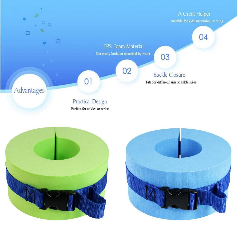 Acquista 1Pcs EVA Swiming Ring Adjustable Back Foam Swimming Learner