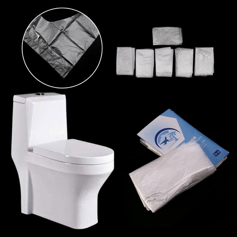 Buy 6Pcs Disposable Toilet Seat Cover Waterproof Antimicrobial Paper