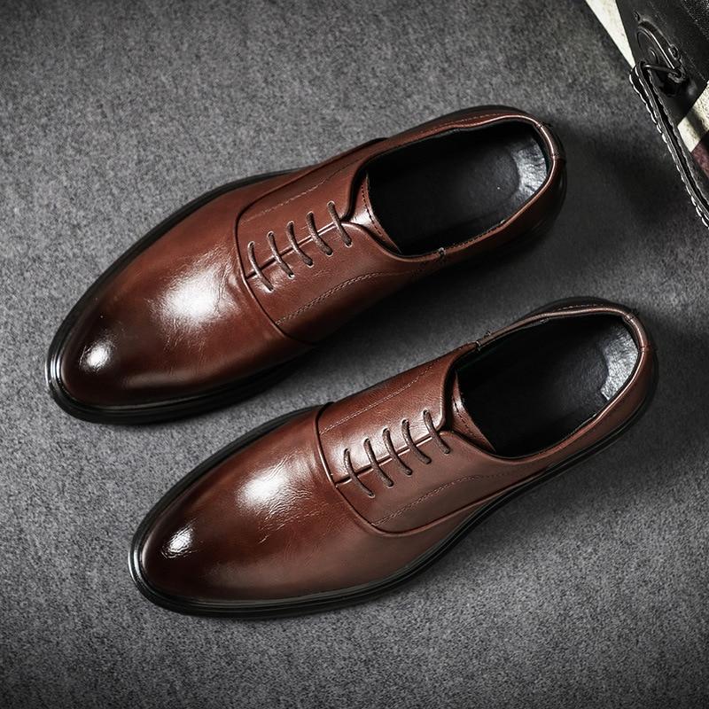 Buy Mens Formal Shoes Genuine Leather Oxford Shoes For Men Italian