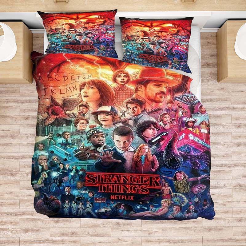 Buy Stranger Things Season 3 Duvet Cover Bedding Set Pillowcase UK