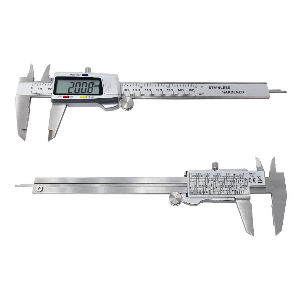 Buy 150mm Electronic Digital Caliper 6 Inch Stainless Steel Vernier