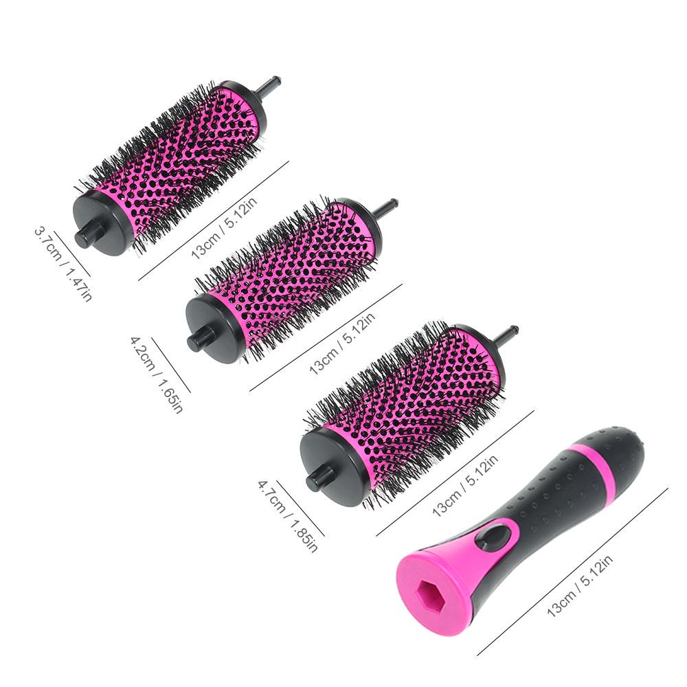 Buy Round Brush Set with Detachable Barrels Nylon Bristles Set of 3