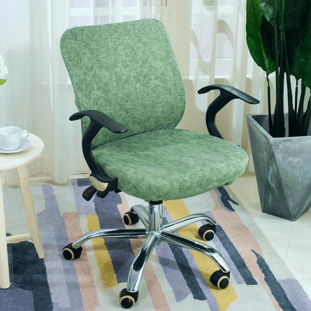 Buy Spandex Elastic Back Cover Antidirty Split Chair Cover Office