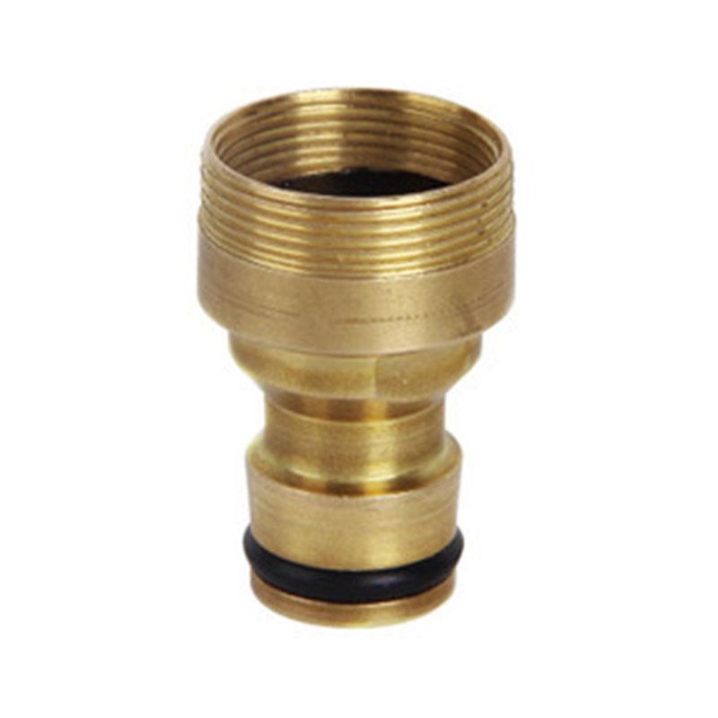 Buy Solid Brass Threaded Hose Water Pipe Connector Kitchen Adaptor