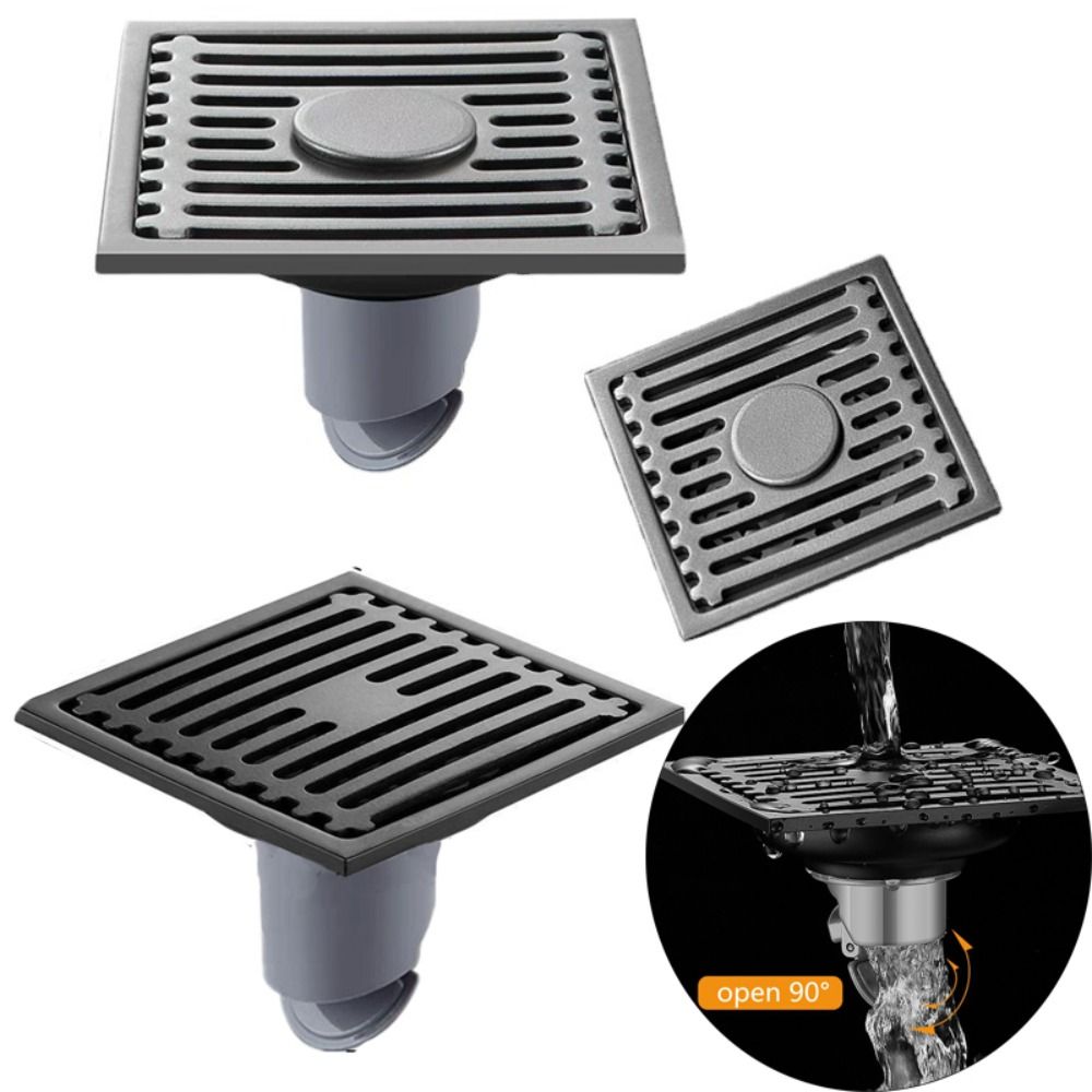 Cheap with Grid Grate Cover Shower Floor Drain Bathroom Washing Machine Accessories Joom