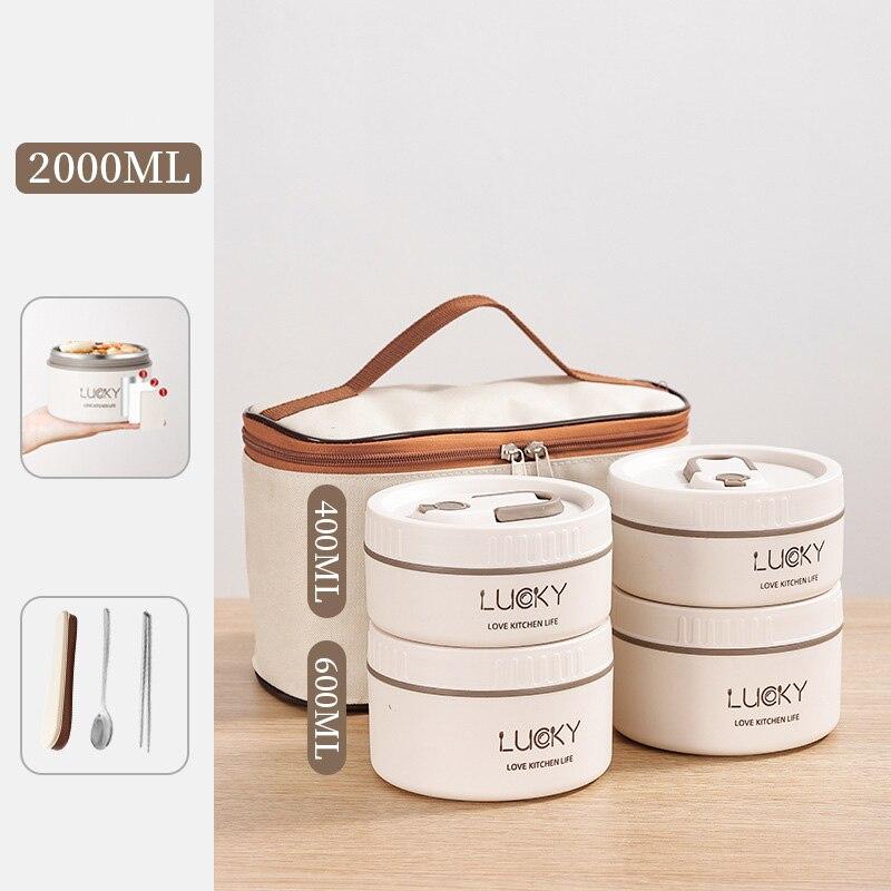 Buy New Thermal Lunch Box Japanese Style Bento Box Portable Lunchbox