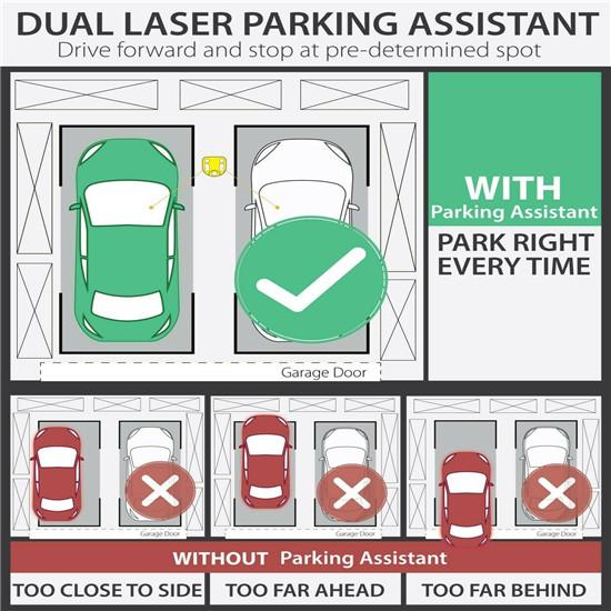 Home Laser Line Garage Parking Assist Sensor Aid Guide Stop Light