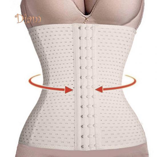 Buy Diahy Women's Body Shaper Corset Tummy Trimmer Waist Trainer Girdle