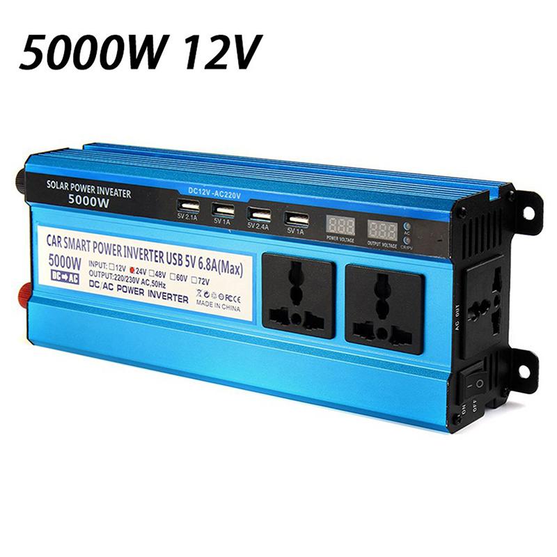 Buy 3000W 4000W 5000W Solar Car Power Inverter Voltage Transformer