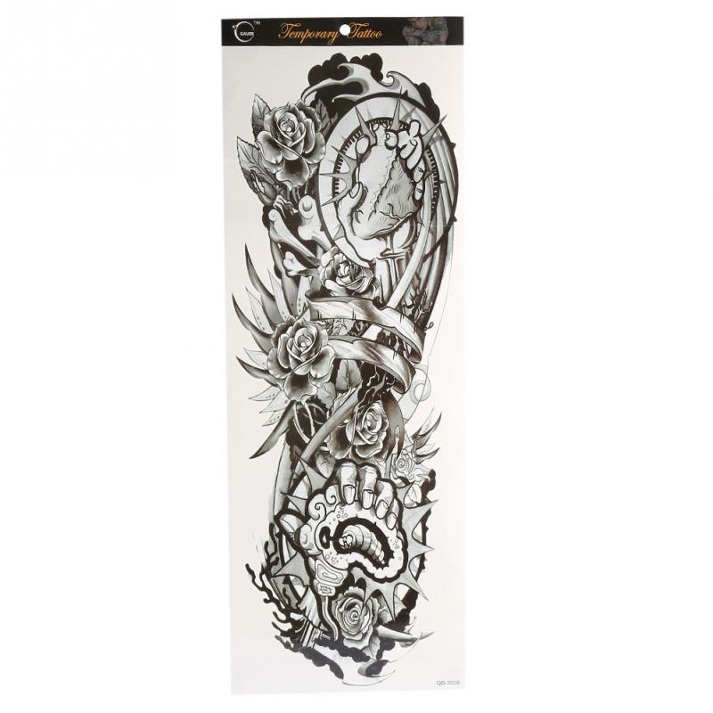 Compre 6Types Women Men Temporary Fake Full Arm Neck Body Art Tattoo Transfer Sticker Decal Barato — Frete Grátis, Avaliações Reais Com Fotos — Joom 800_x_800_jpg