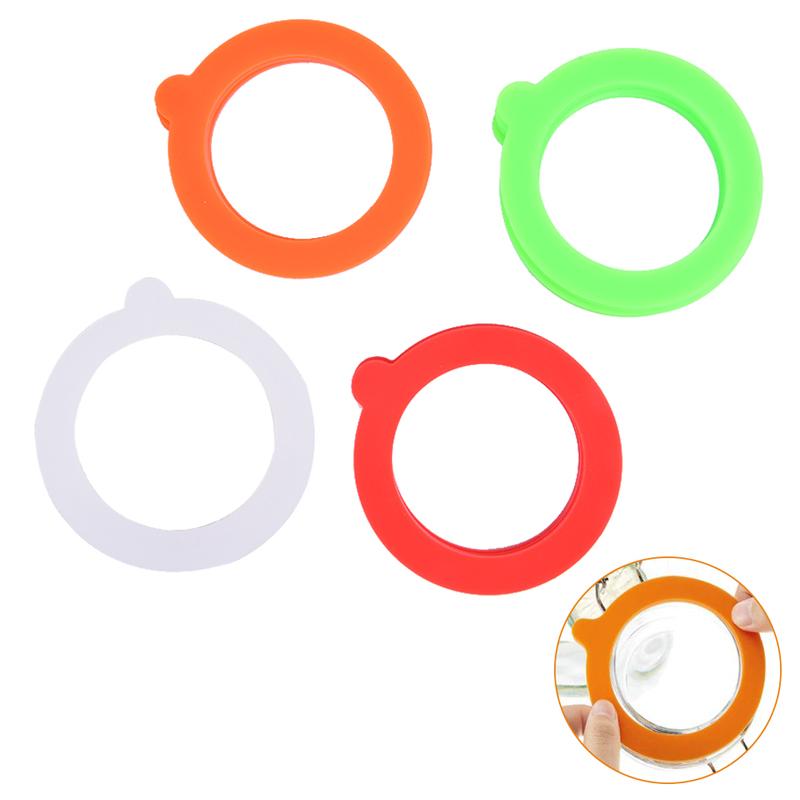 Buy 5Pcs Silicone Jar Gaskets Food Storege Jars Replacement Airtight