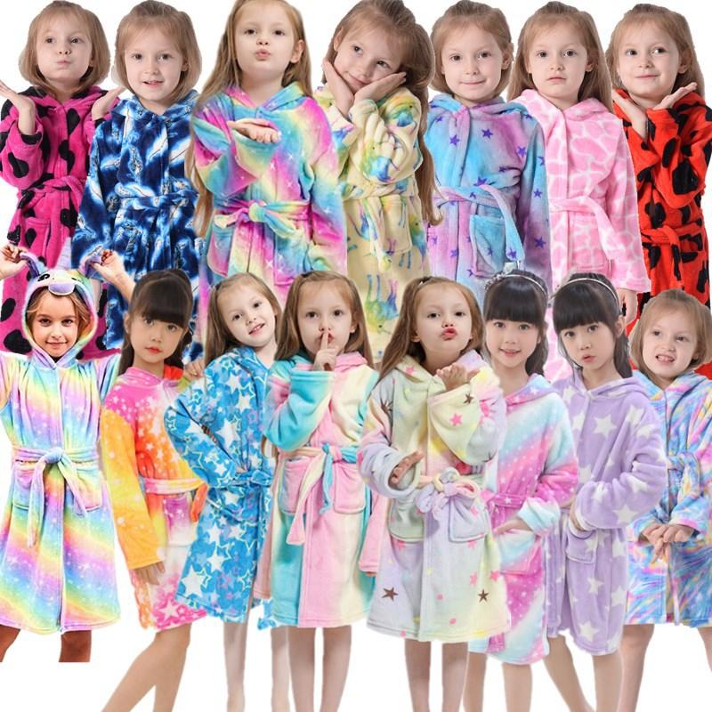 Buy Kids Pajamas Children Bathrobes Boys Girls Robe Children Bathrobes