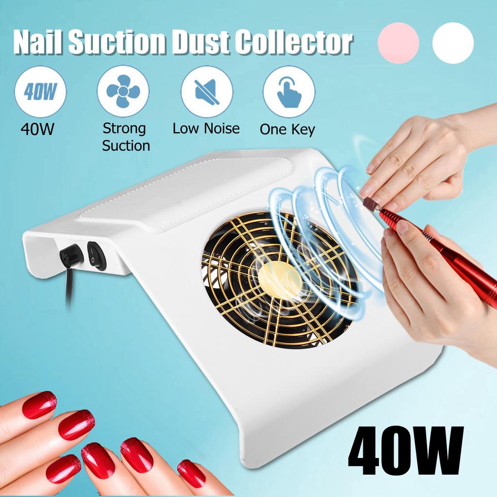 Cheap 40W Strong Power High Speed Adjustable Nospilling Filter Type Nail Suction Dust Collector