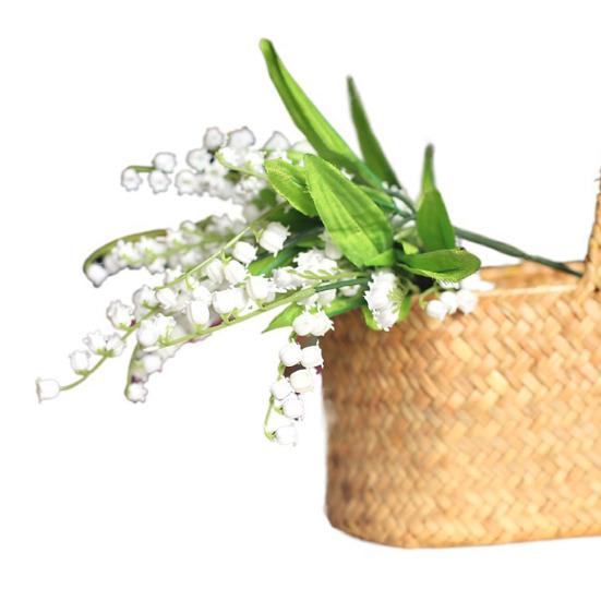 No Watering Delicate Useful Vibrant Valley Lily Faux Silk Flower Decor