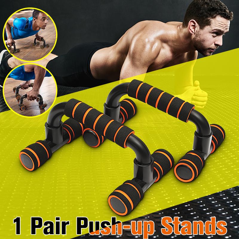 1 Pair Fitness 2X Handle Push Up Stands Pull Gym Bar Workout Training