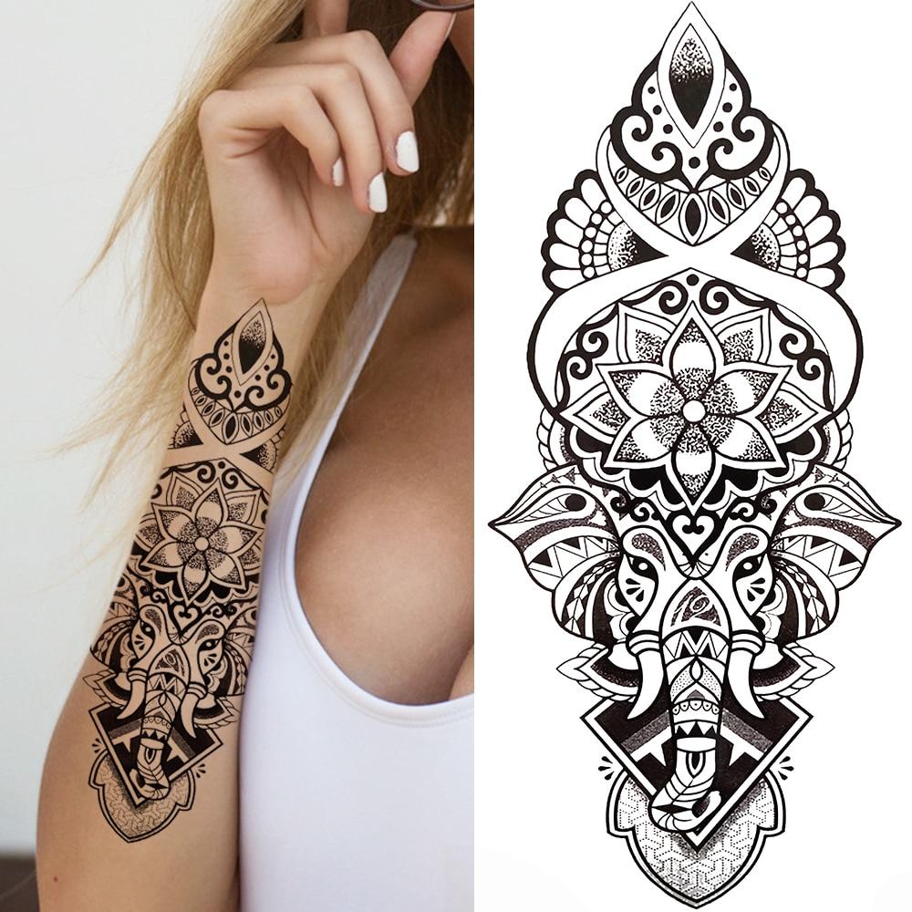 Lion Wolf Tiger Owl Snake Temporary Tattoo Black Forest Demon Eye Tatoos Sticker For Men Kids Women Fake Tribal Totem Diy Tattoo Acheter À Prix Bas — Livraison Gratuite, Avis Réels Avec 1000_x_1000_jpg