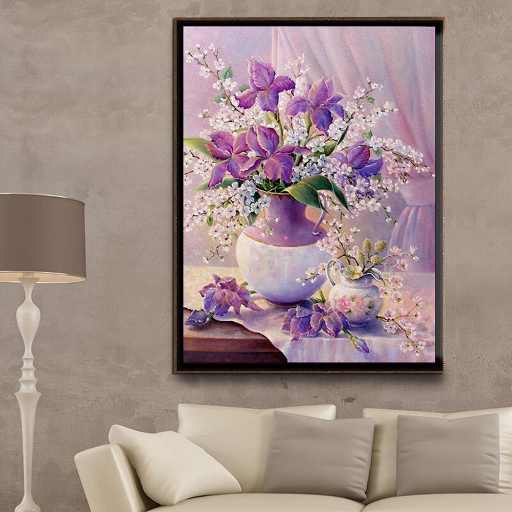 Buy Romantic Flowerpot 5D Diamond DIY Painting Craft Kit Home Decor