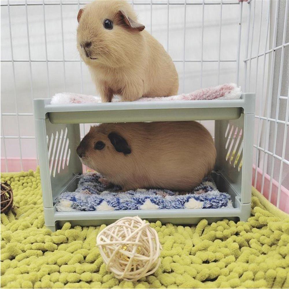 New Pet Supplies Hideout Corner HamsterToy Easy To Install Pet Bunk