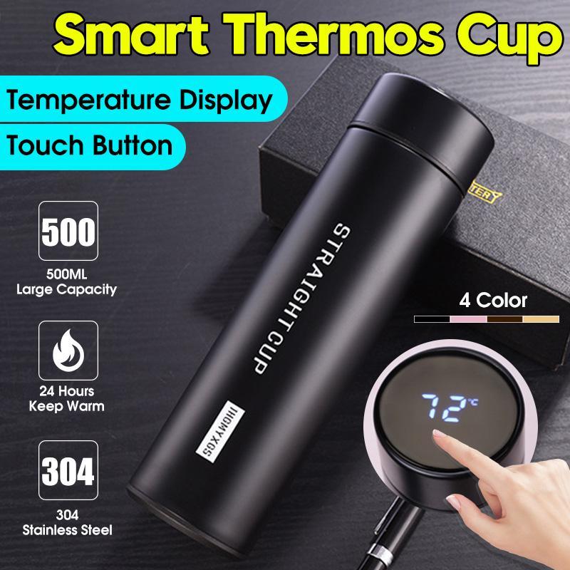 Buy 500ML Intelligent Thermos Vacuum Flasks Stainless Steel Bottles