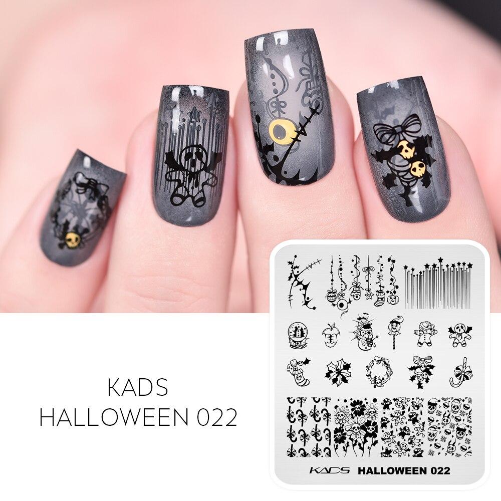 Cheap Christmas Halloween Nail Stamping Plates Snowflake Festival Pattern Nail Art Image Plates