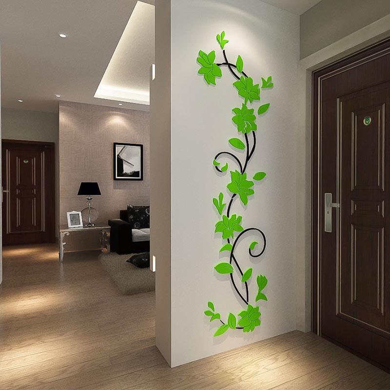 Buy 3D Flower Decal Vinyl Decor Art Home Living Room Wall Sticker