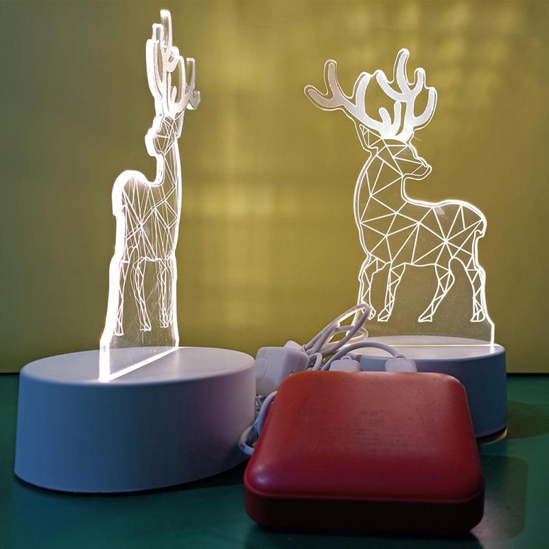 Buy Creative 3D Night Light Acrylic Desktop Night Light Bedroom Bedside