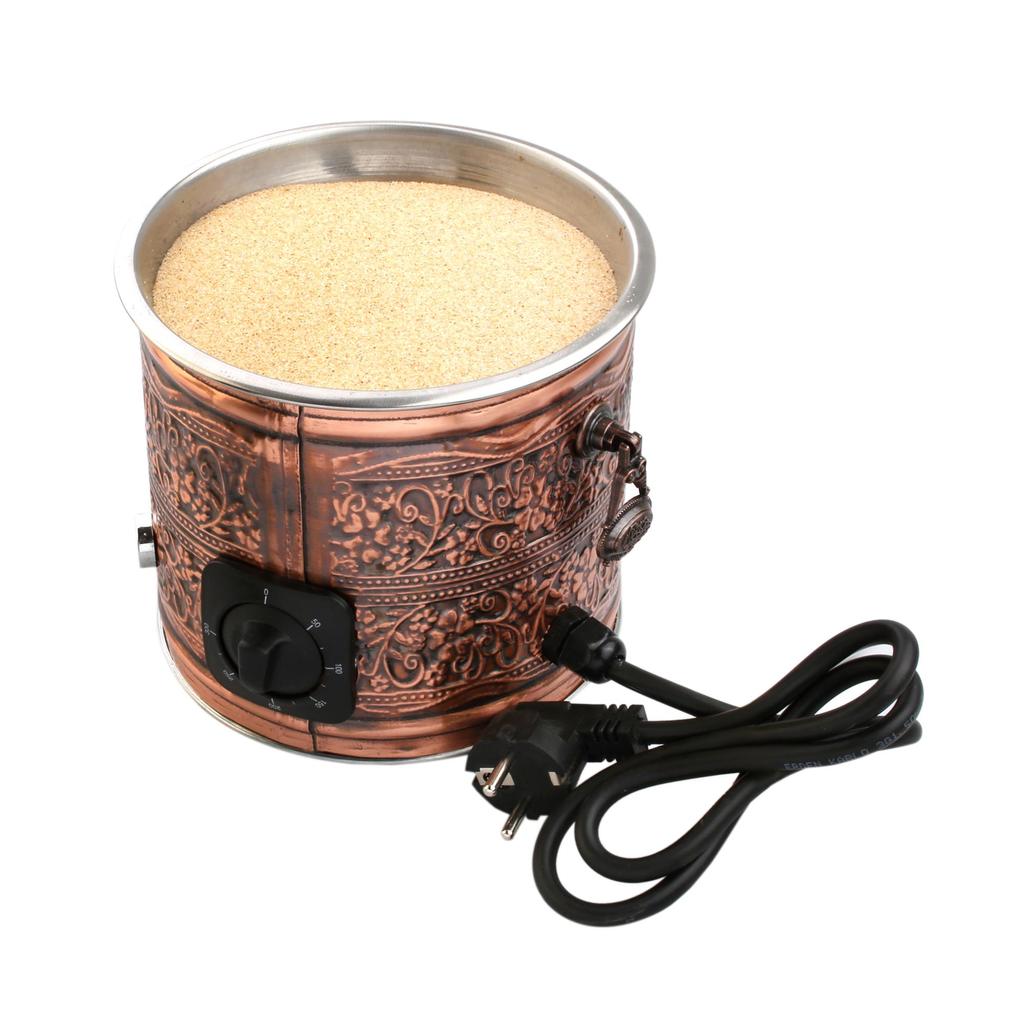Buy Authentic Turkish Copper Electric Hot Sand Coffee Maker Heater