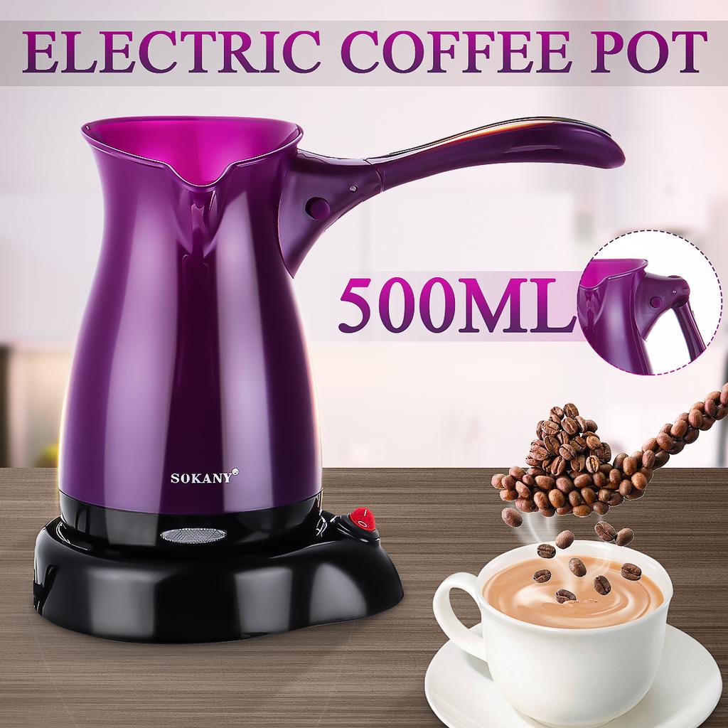Buy 500ML Mini Electric Coffee Pot 600W Portable Heaters Stove Hot