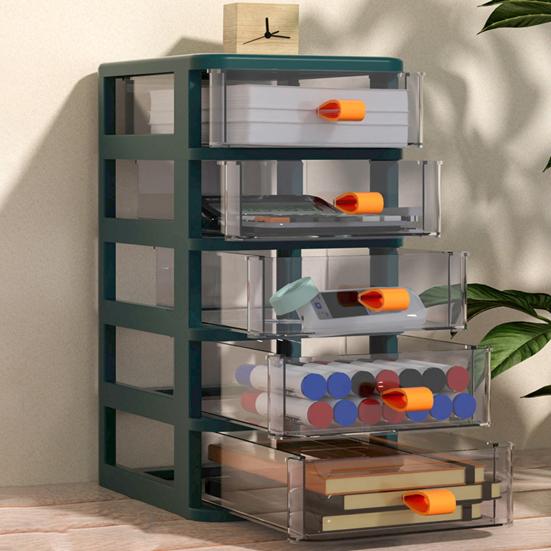 Buy Easy to Use Storage Boxes Stable Practical Desktop Plastic Multi