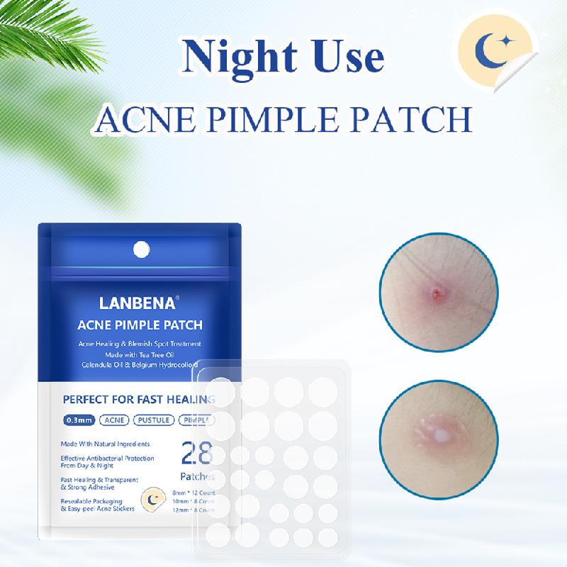 Buy 28pcs Acne Pimple Patch Night Use Invisible Acne Stickers Blemish