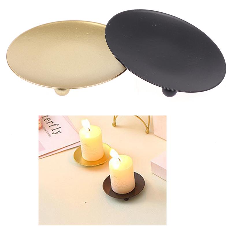 Cheap Iron Plate Candle Holder Candle Stand Candle Plate Candle Cup