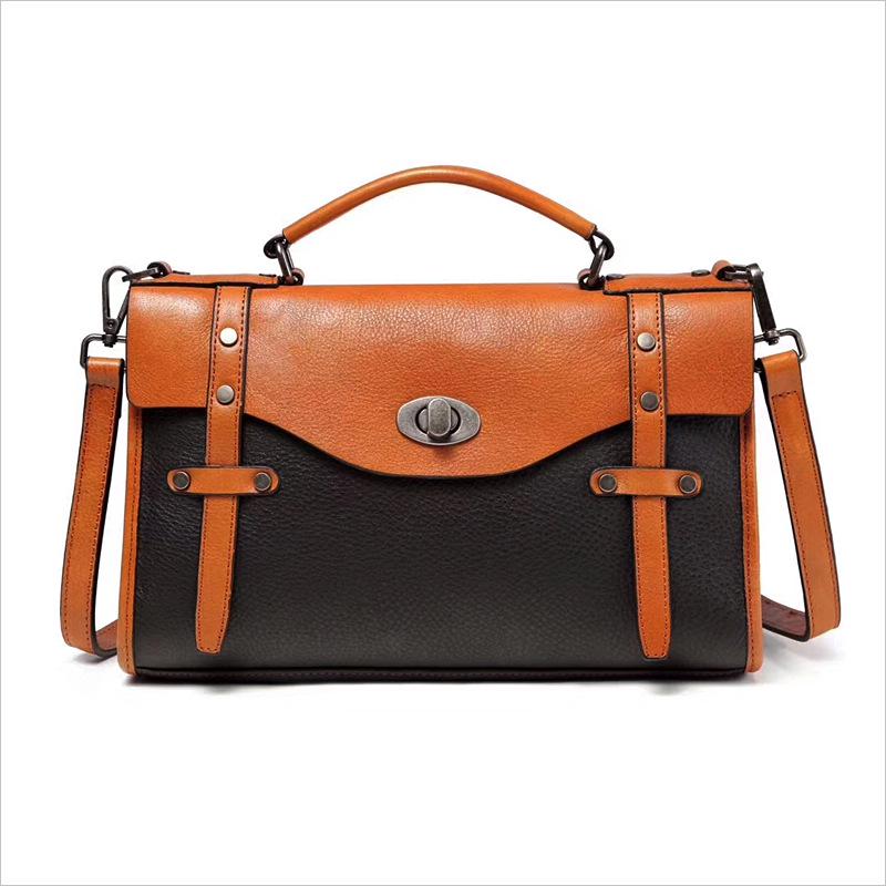 Buy New Leather Bag Handmade Shoulder Messenger Bag Retro Handmade