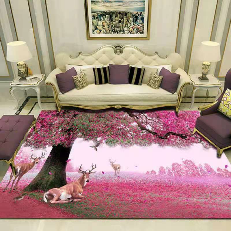 Cheap 3D Floor Carpets Living Room Rugs Scenery Carpet Entrance Door