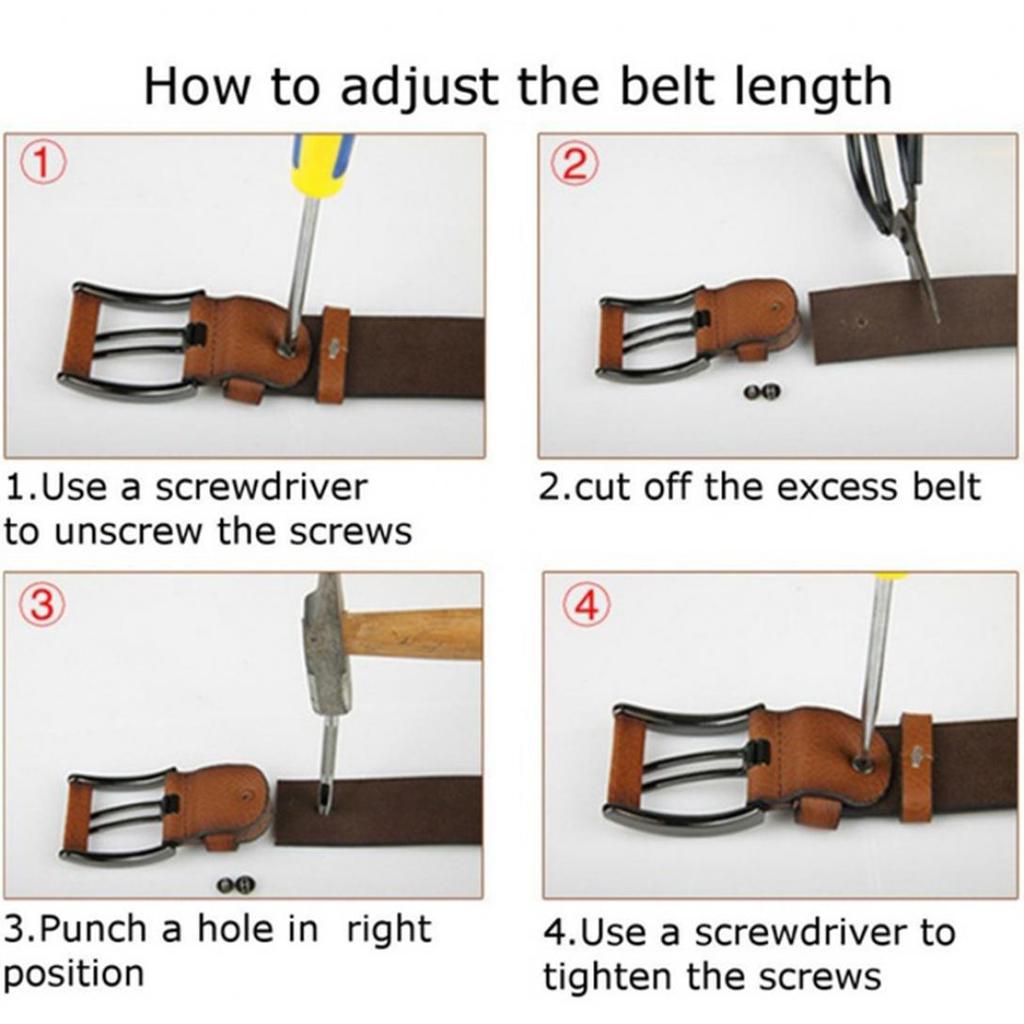 How To MAKE A NEW Hole In A Belt NO Machine Needed atelieryuwa.ciao.jp
