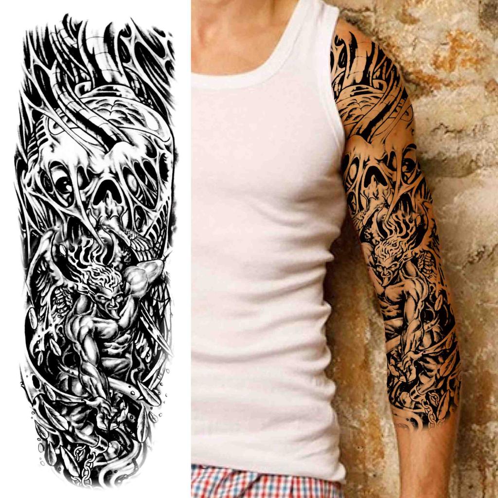 Tatuaggio Temporaneo Guerriero Nero Per Donne Uomini Adulto Tribale Falso Leone Tatuaggi Adesivo Bussola Orologio A Maniche Piene Tatoos Braccio Acquista In Modo Economico — Spedizione Gratuita, Recensioni Reali Con Foto — Joom 1024_x_1024_jpg