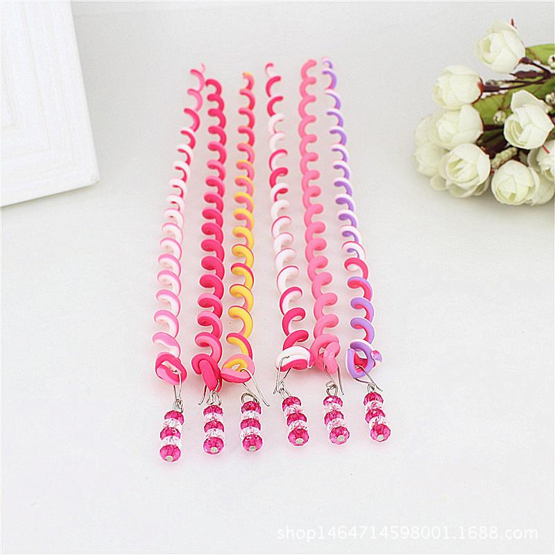 Buy 1pc Kids Beaded Rainbow Curler Braid Hair Sticker at affordable prices — free shipping, real