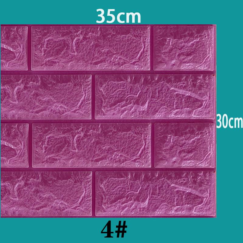 Buy 19Colors Backdrop Decor 3D Wall Stickers Waterproof Selfadhesive Wallpaper Living Room at