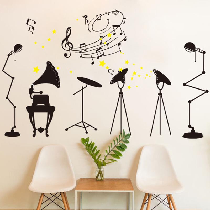 Buy Creative New Design Music Staff Wall Stickers Musical Note Stickers