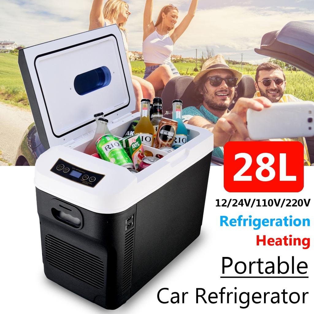 Buy Hcalory 28L Home/Car Use Refrigerator 12V/24V 110V/220V Ultra Quiet