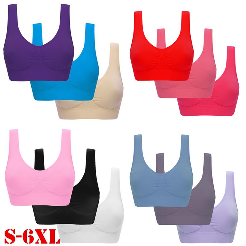 Buy Women Plus Size Ultrathin Large Sports Bras Full Bra Cup Tops at