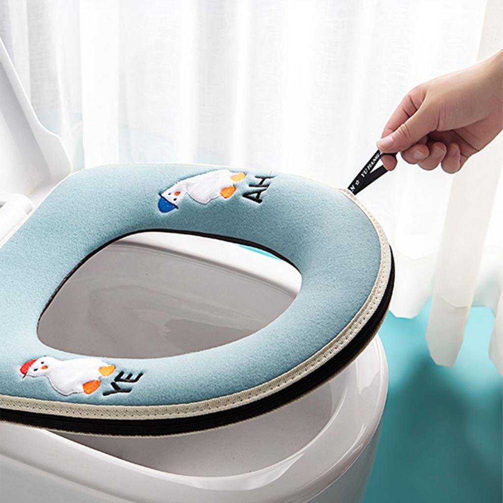 Buy Cute Cartoon Duck Winter Warm Toilet Seat Cover Closestool Mat