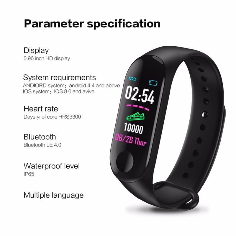 Más reciente Smart Band Pulsera Fitness Tracker Reloj inteligente