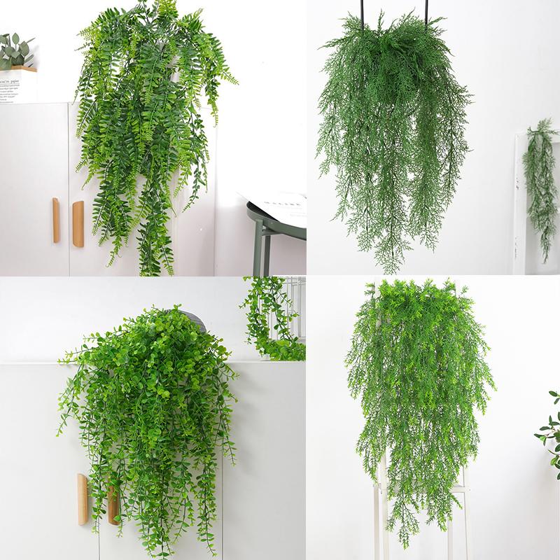 Cheap Artificial Tree Branch Plastic Tropical Plant Garden Ivy Leaf