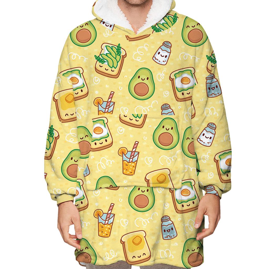 Buy Lazy Blanket Sweater Hooded Casual Home Wear TV at affordable