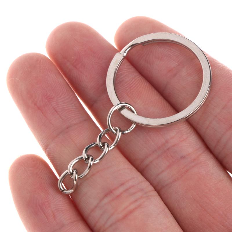 Koupit 50 Pcs Key Ring Stainless Steel Key Chain Portable Brief Hoop