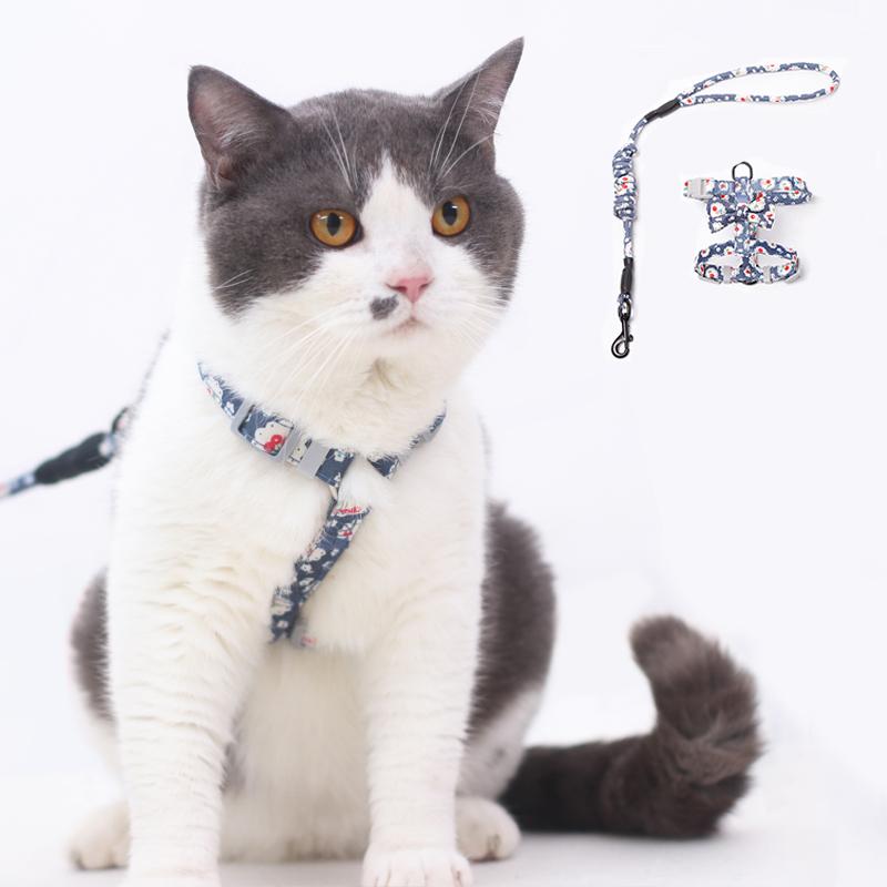 Cheap Japanese Cat Harnesses For Cats Adjustable Cat Harness And Leash Pets Accessories For