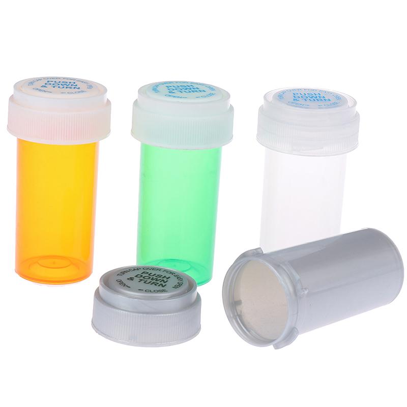 52Ml Plastic Turn Vial Container Weed Storage Stash Jar Pill Bottle