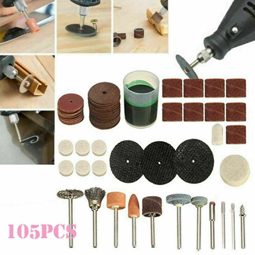 105pcs Mini Electric Drill Grinder For Rotary Power Tool Grinding