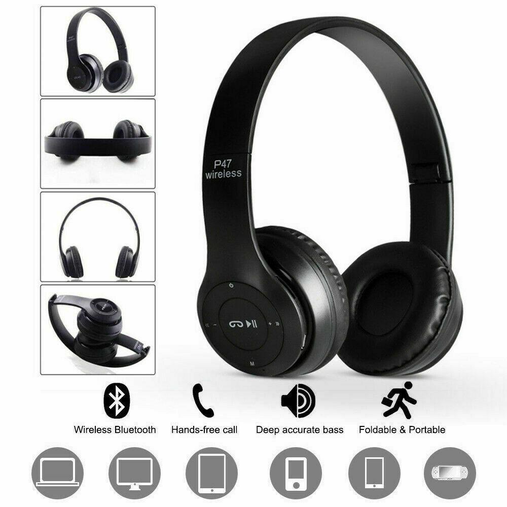 Buy Wireless Game Bluetooth Sports Headphones Microphone Stereo
