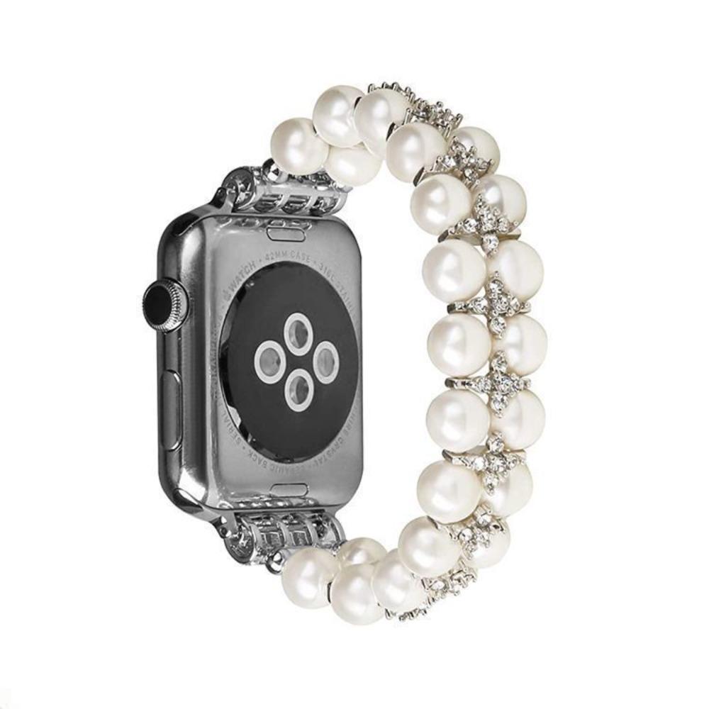 Diamond Inlaid Decoration Watch Strap Inlaid with Pearls Watch Band for